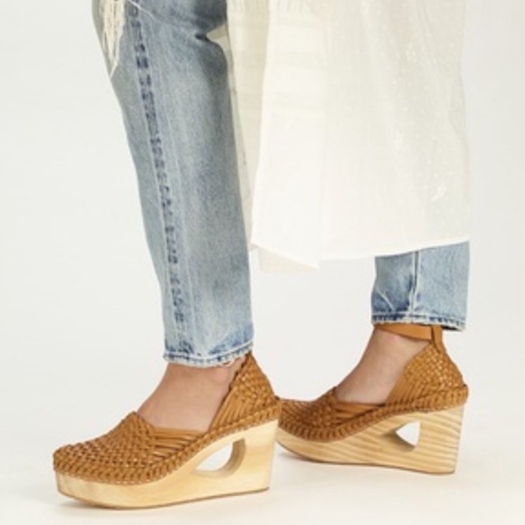 Free People teagan huarache clog wedge sandal - Picture 4 of 8